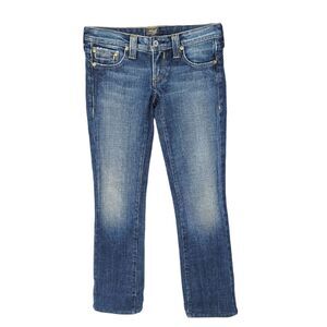 Kasil Jeans Womens 25 Vintage Straight Stretch Y2K Ansley Denim Pants Logo